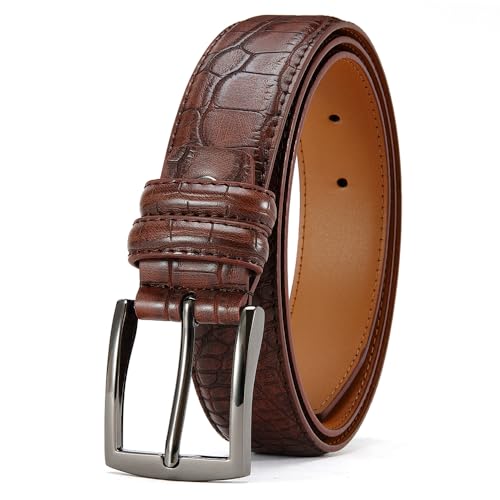 Leather Belt for Men Mens Dress Belt 1 3/8