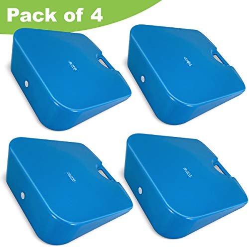WALIKI Round Floor Cushions For Kids - 15" Diameter, Pack Of 4, Flexible Classroom & Home Seating