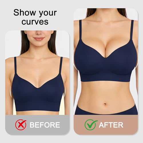 Image of FOOT OF THE TREE Super Thick Bra Pads Inserts 3 Pairs Removable Breast Enhancers Push Up Bra Cups Paddings