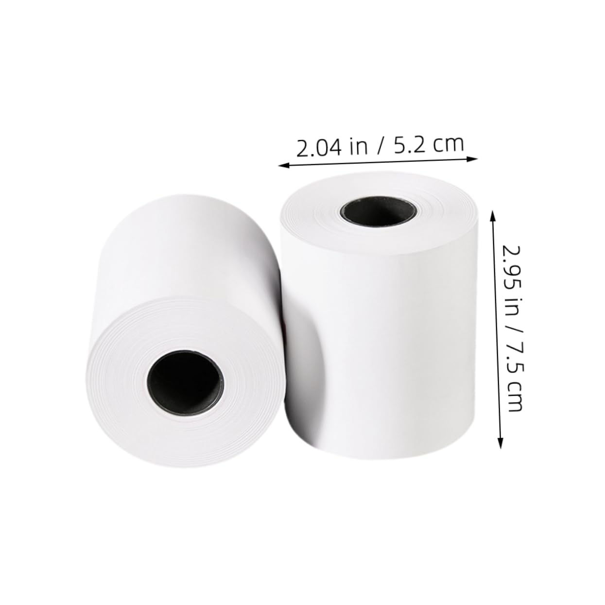 CLISPEED 10rollos Papel Térmico Para Impresoras De Recibos Compatible Pos Supermercados