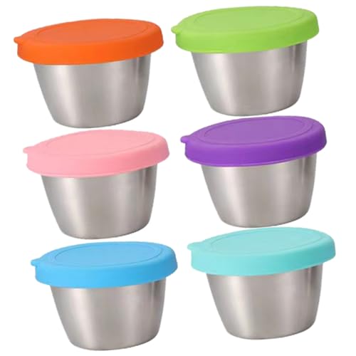 GRIRIW Juego De 6 Mini Botellas De Salsa De 70ml Con Tapas De Recipientes Pequeños Para Condimentos Ideal Para Picnic y Almuerzos En Casa