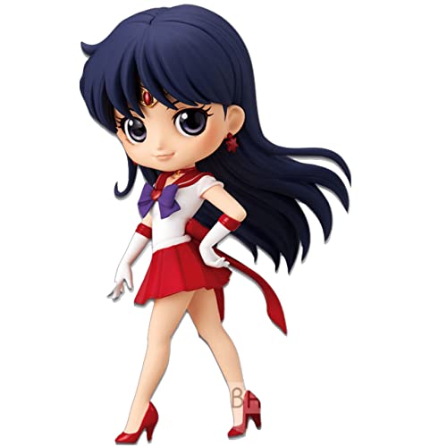Banpresto - Figura de Sailor Moon Eternal Super Sailor Marte Q Posket 14 cm Multicolor BP16804