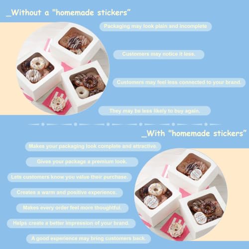 Image of Trifirt Homemade Oval Labels Stickers | Self Adhesive Vinyl Labels for Jars, Bottles, Homemade Food Packaging, Bakery Boxes, Gifts & Small Business