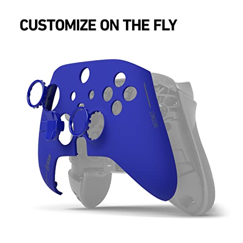 Image of SCUF Instinct Controller Removeable Faceplate Kit - Anti Friction Rings - Xbox Series X, S, Xbox One - Blue