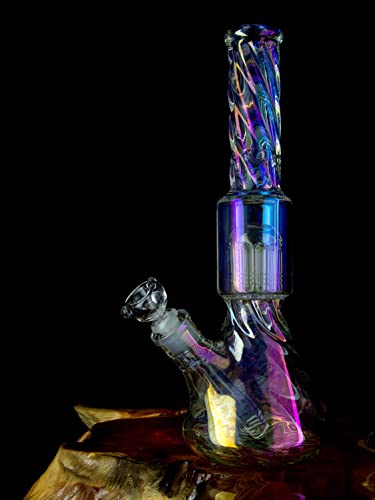 ParaCity 14" Glas Wasserpfeifen mit 14mm Schale Recyler Pfeifen Öl Rigs Hookah – Bild 3