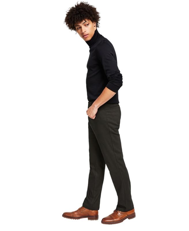 Tommy Hilfiger Men's Modern Fit Flat Front Twill Flex Pants Green 38 x 293