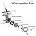 1PZ AC1-P01 Fuel Valve Shut Off Petcock Switch Replacement for Arctic Cat 250 300 400 500 0423-146 0470-344 0470-363 0470-365 0470-401 0470-445 0470-408 98-06