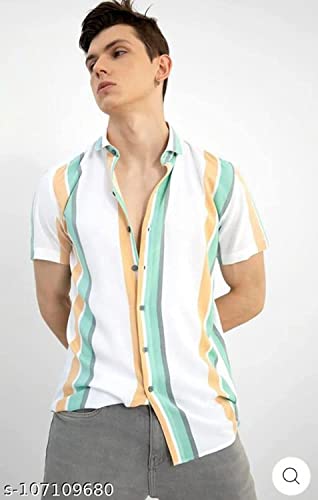 Image of Funky Printed Shirt for Men Half Sleeves