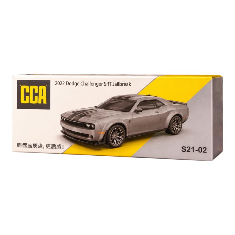 Image of CCA 1:64 2022 Dodge Challenger SRT Jailbreak Collection Cool Car Series 3+ Years (Grey)