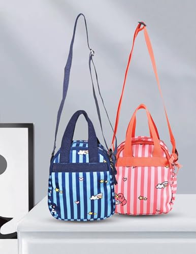 Image of PB Pearlbags Soft Crossbody Shoulder Or Hand Bag or Sling bag Water Resistant Anti Fall Stationery Storage Bag Handbag Clutch Bag Sweet Birthday Gift For 5-10 Years Children Students Girls