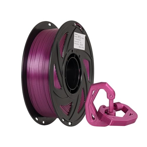 TRONXY High Speed PETG Filament 1.75mm, Metal Glossy Magenta 3D Fliament Up to 600mm/s Printing Speed, Dimensional Accur