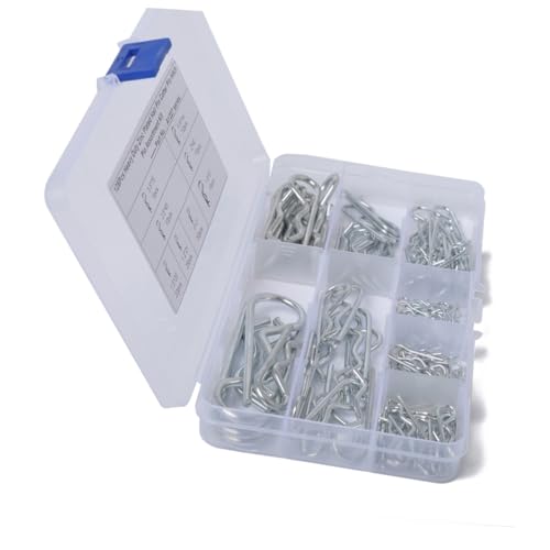 SHINEOFI 1 caja Pasador de Bloqueo R Acero Duradero para Automóvil Maquinaria y Taller Accesorio Portátil y Resistente