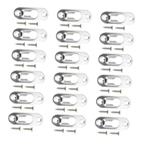 Image of ARTIBETTER Invisible Picture Frame Back Panel Hanger Clips Durable Frame Hooks for Photos Artwork and Posters Compatibility Easy to Install Clips Screws Included