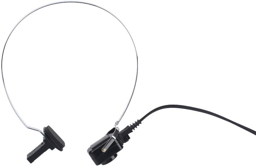 Audiometer Bone Conduction Headphone, Open-Ear Design for Hearing Test, Black