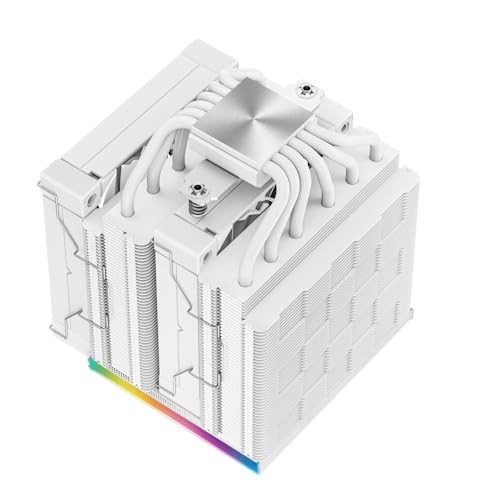 Image of Deepcool AK620 DIGITAL WH 120mm CPU Cooler /CPU Fan - White | Support Intel - LGA2066 /2011-v3 /2011 /1700 /1200 /1151 /1150 /1155 & AMD - AM5 /AM4 - R-AK620-WHADMN-G