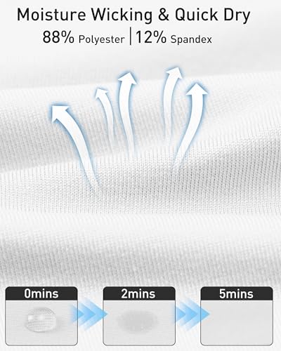 Roadbox Mens Compression Shirt, Cool Dry Long Sleeve Workout Shirts, Running Athletic Football Gym Base Layer Tops UPF 50+4