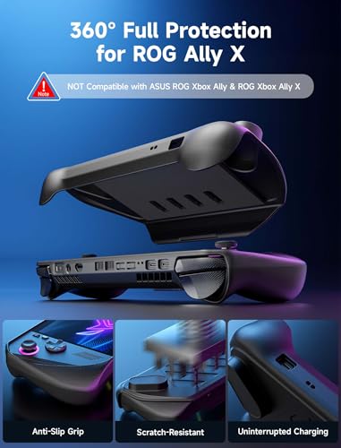 Coque ASUS ROG Ally X antichoc JSAUX ModCase PC0111 avec sangle et range carte SD