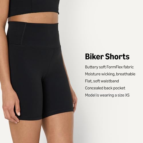 Image of Amazon Essentials Women's Active FormFlex Buttery Soft High Waist Biker Shorts