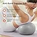 BRITEREE Pilates Kit for Home – 3-Layer Reinforced Pilates Ring, Anti-Burst Exercise Ball, 3 Resistance Bands & Illustrated Calendar Workout Manual, Complete Pilates Equipment for Beginners (Gray)