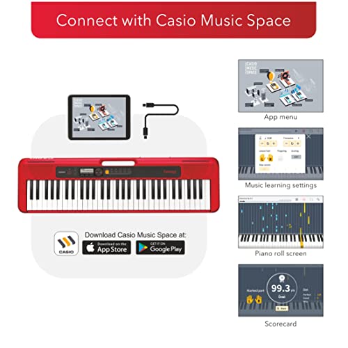 Casio CT-S200, CT-S200RD - Les Beatles, Paul McCartney, John Lennon, RIngo Starr, George Harrison Casio CT-S200, CT-S200RD – Image 6