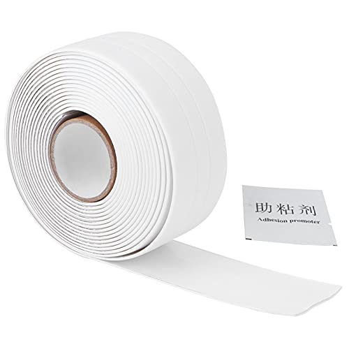 Sunicon Caulk Tape,Bathroom Corner Caulking Tape,Self Adhesive Sealing Tape Used,for Kitchen Bathtub Countertop Bathroom Shower Toilet Sink Gas Stove Wall Corner