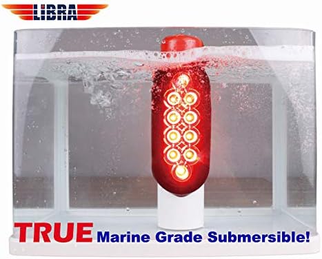 LIBRA Boat Trailer Guide on Post Pipe Guide Light Set LED Submersible DOT EZ Install