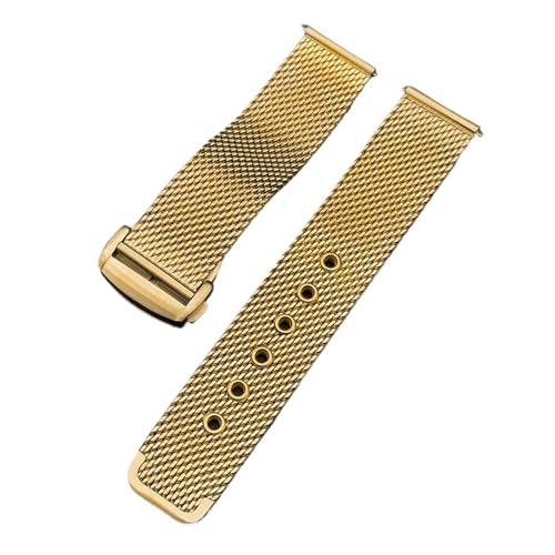Bracelet de montre milanais compatible Omega Seamaster 300 maille acier