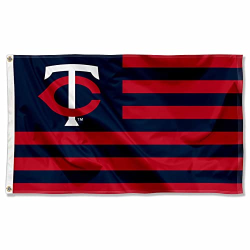 Minnesota Twins Stars and Stripes Nation 3x5 Flag