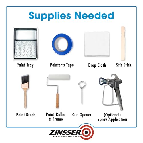 Zinsser 1 Quart Bulls Eye 1-2-3 Primer Sealer Stain Killer.