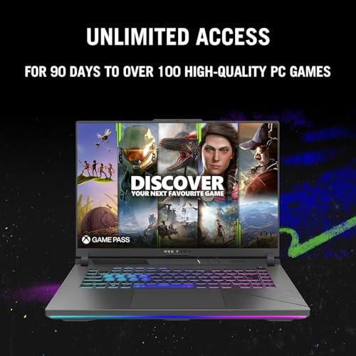 ROG Strix G16 Gaming Laptop, Display da 16" 240Hz, licenza a vita per ufficio, Intel i9-14900HX, GeForce RTX 4060, DDR5 da 32 GB, SSD da 1 TB, KB retroilluminato, Wi-Fi 6E, Windows 11 Pro, con - Notebook - Immagine 7