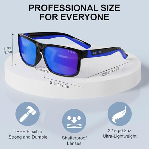 Kids Polarized Sunglasses TPEE Unbreakable Frame Sport baseball Softball Beach for Boys Girls Age 6-123