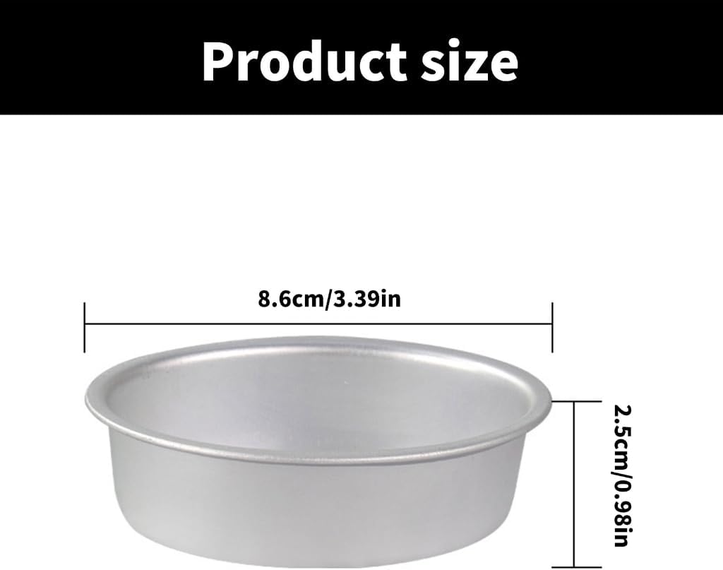 Set of 20 Sturdy Oval Dessert Baking Molds Unique Kitchen Bakewares Oval Aluminum Pans for Bread Cake Meat Baking