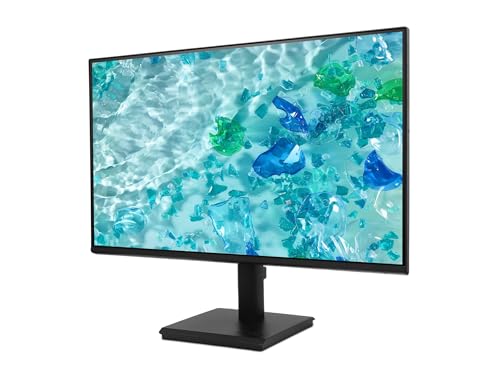 Image of Acer Vero V277 27 inch FHD USB-C Monitor with Speakers, Anti-Glare | VESA Mount (100mm), Displayport, HDMI & Dockztorm USB Port Expander, Black Color (UM.HV7AA.G10)
