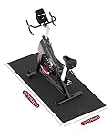 HAPBEAR Exercise Equipment Mat-60" x 30"× 1/4" (152 x 76cm×6mm), Treadmill Mat, Exercise Bike Mat, Heavy-Duty Floor Protector, Non-slip, Noise Reduction, Waterproof