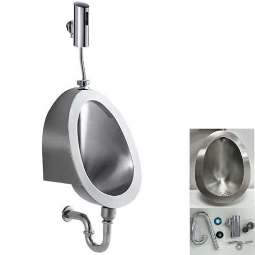 Wall-mounted Stainless Steel Urinal for Man Intelligent Flushing Urinals