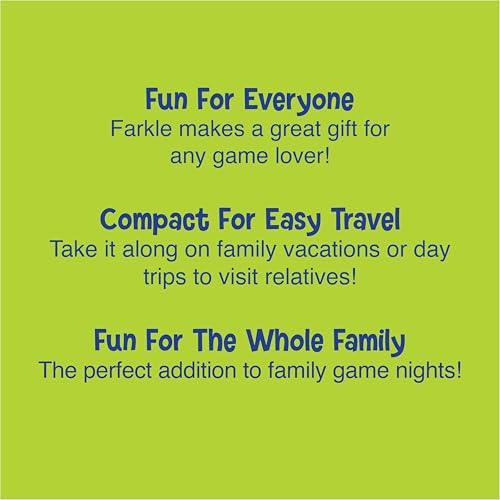 Image of PlayMonster Farkle Classic Dice Game - Family Game Night - Easy to Travel - Ages 8+ (Pack of 6)