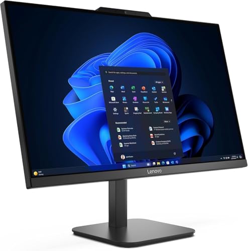 Image of Lenovo 24 All-in-One Desktop Computers, FHD Anti-Glare 250nits, Intel N100 4-Cores Processor, for Home & Business PC, Keyboard & Mouse, WiFi 6, Windows 11 Pro, w /Accessories (32GB RAM | 1TB SSD)