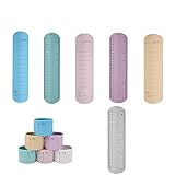 6Pcs Nurse Slap Bracelet Note Kit,Silicone to Do List Slap Bracelet Memo Wristband,Silicone Memo Wristbands,Wearable to Do List Bracelet,Erasable Wristband,Waterproof Slap Bracelets Notepad with Ruler