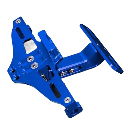 GVGFKPKZAY Für Y&AMAHA XT660X XT660E XT660R XT660Z TENERE 2004–2018 Motorrad-Kennzeichenhalter Blinkerhalterung Motorrad kennzeichenhalterung(Blau)
