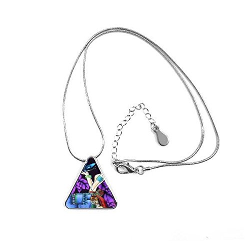 Cadeau décoration collier femme motif arbre et papillon pour un anniversaire romantique