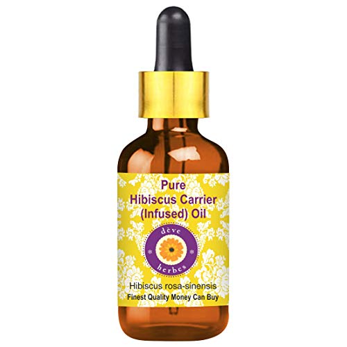 Huile d'Hibiscus pour réparer les cheveux secs et la peau fatiguée 15ml