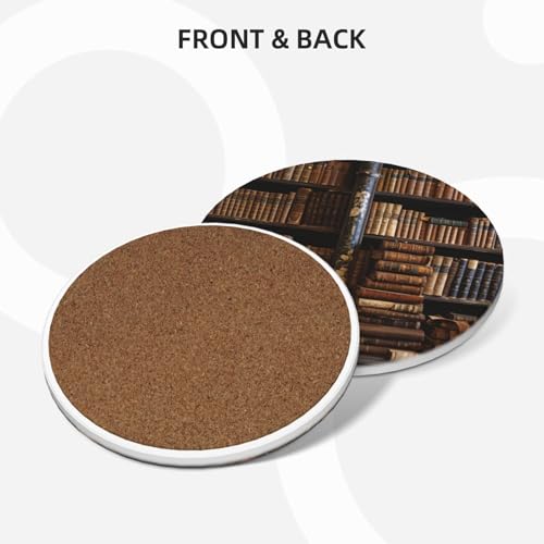 Dessous de verre absorbant liège céramique et support pour verre - 3