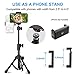 Webcam Tripod Stand Extendable Desktops Tripod for Camera/Phone/Webcam, Desk Tripods Webcam Mount Holder Compatible with Logitech Webcams C925e C922x C922 C930e C930 C920 C615 /iPhone/Ring Light