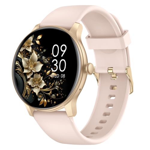 AcclaFit Smartwatch Uomo Donna con Chiamate Bluetooth, Orologio Fitness Rotondo da 1,38' con...