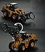 Gemini&Genius Construction Vehicle Toys Timber Grab Truck Heavy Metal 1/50 Scale Wooden/Building Materials Grab Vehicle, Feller Buncher Alloy Model Toy, Gift, Collection and Decoration for Kids