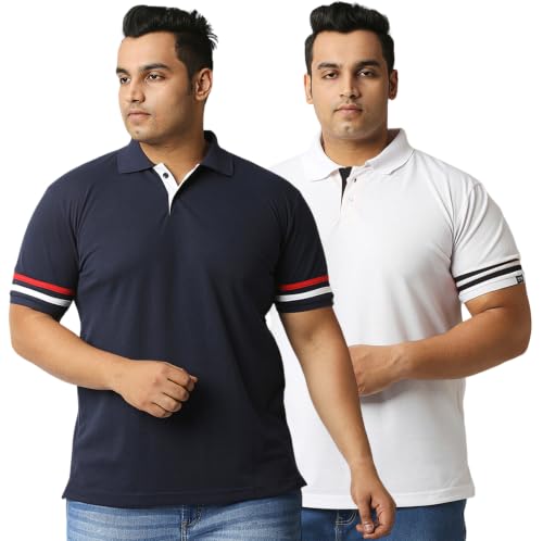 Image of Wear Your Opinion Solid Cotton Rich Polo T Shirt | Collar Tshirts | Half Sleeves | Plain-Regular Fit (Available in Plus Size)