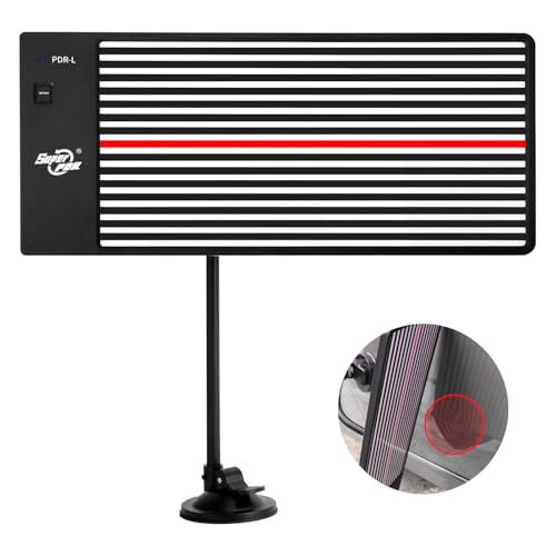 Biupky Dent Reflection Line Board Led Dent Reflector Board Dent Remover Tool for Car Dent Repair Board Paintless Dent Repair Removal Tool PDR Light Dent Checking Reflector Line Board
