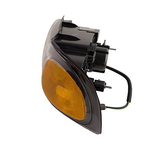 Perde Headlights Compatible With 1998-2002 Lincoln Navigator Black Housing Performance Lens Headlamps Assembly #TOP2