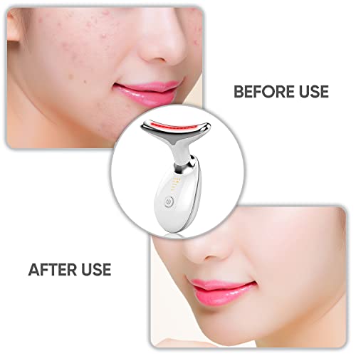 Coobes Electric Face Massager, Fade Wrinkles Skin Tightening Machine,Portable Neck Face Toning Device,Personal Beauty And Skin Care Massage Heating Device,Fashion Piece #TOP4