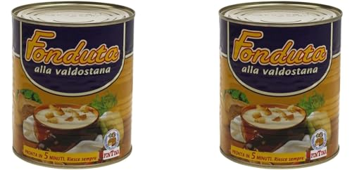 Fonduta alla Valdostana con fontina DOP 2 lattine da 400g Valle d'Aosta
